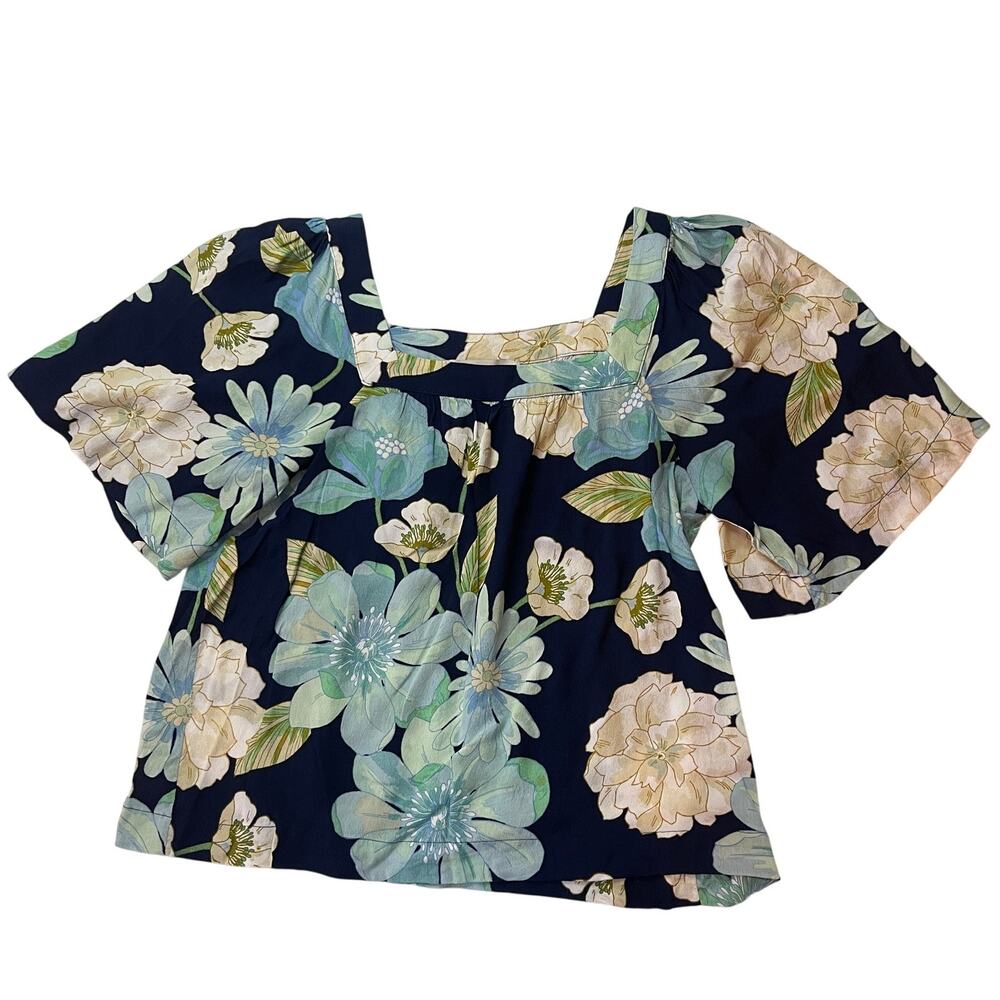 Ann Taylor LOFT Square Neck‎ Top Flowy Size Womens Small
